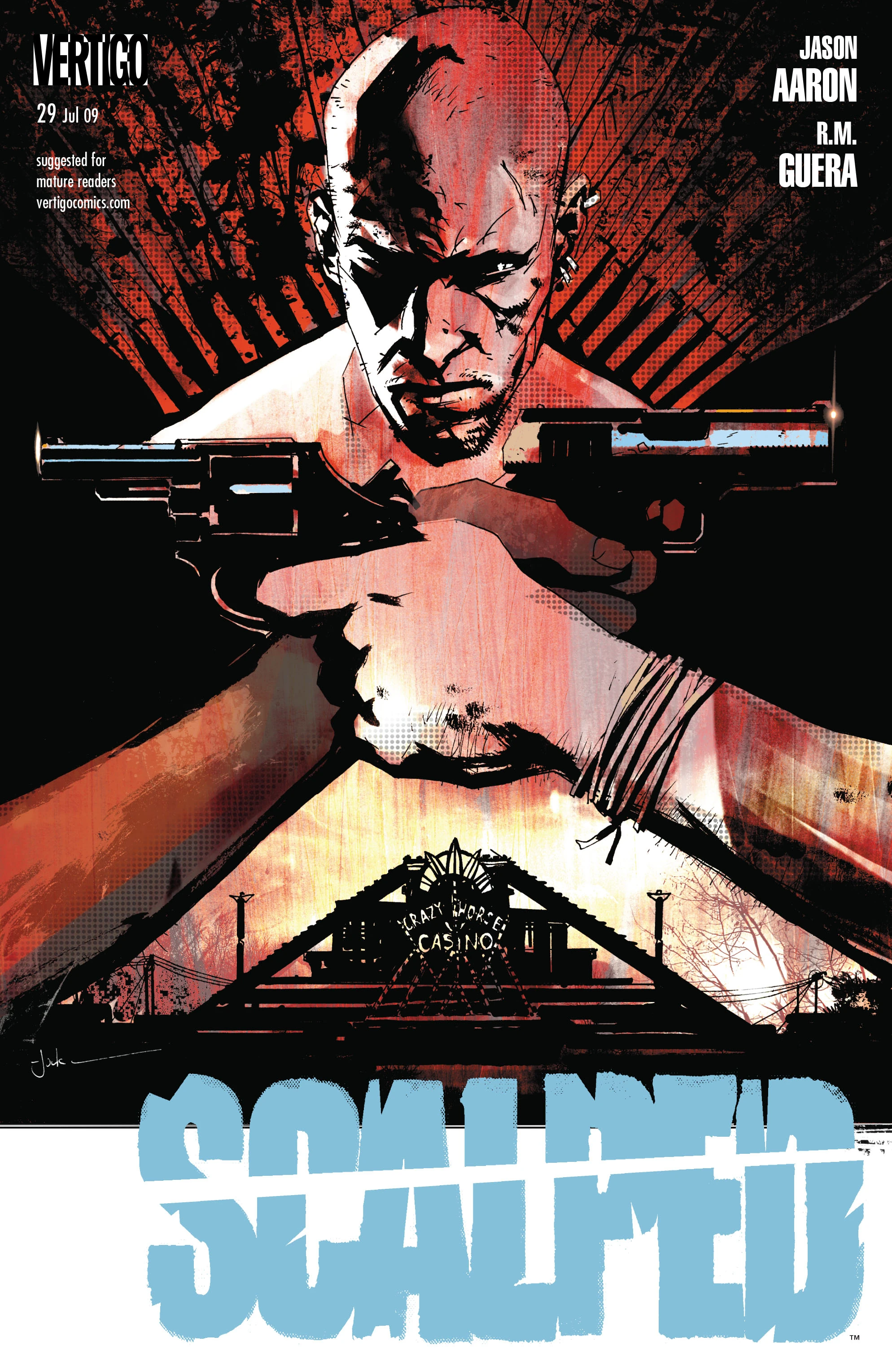 Scalped #29 (DC, 2009 — Cover A) cover